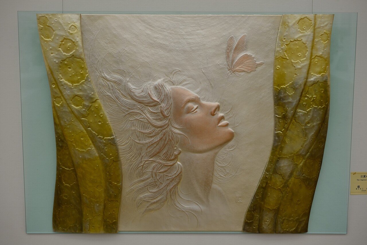 美術鑑賞 #日展 #立夏の使者 #盛澄子 #工芸 #彫金 #国立新美術館