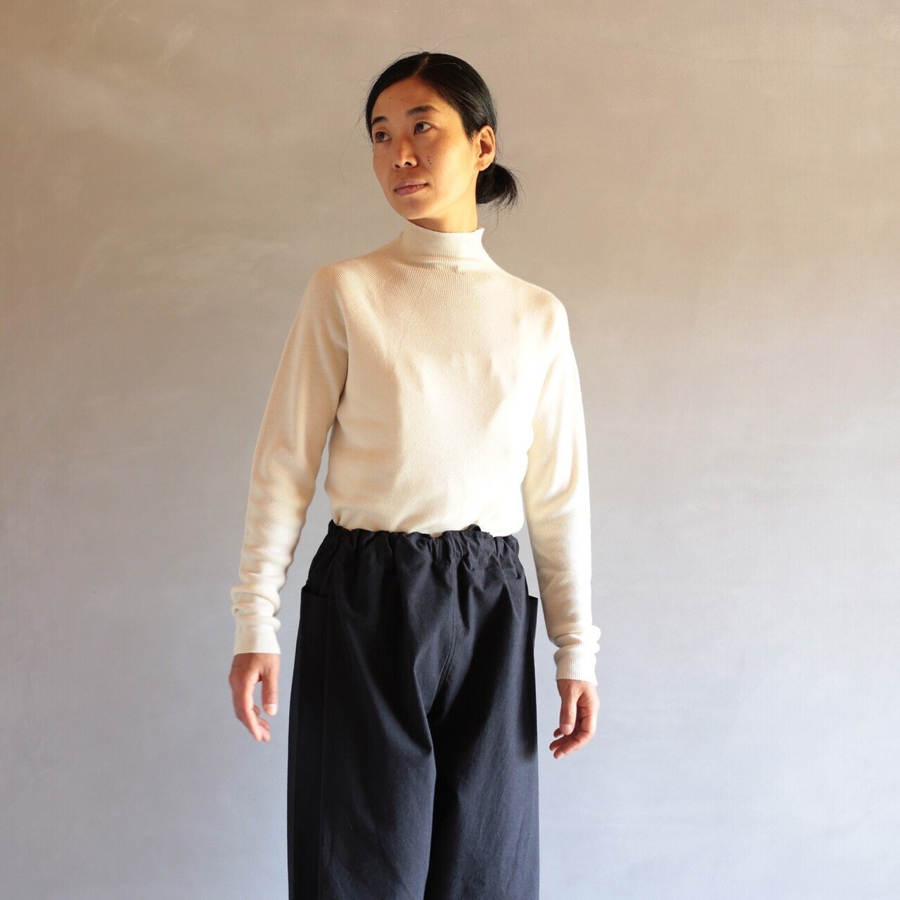 えみおわす ラップスカート カシミヤ ウール 通販 ラップ