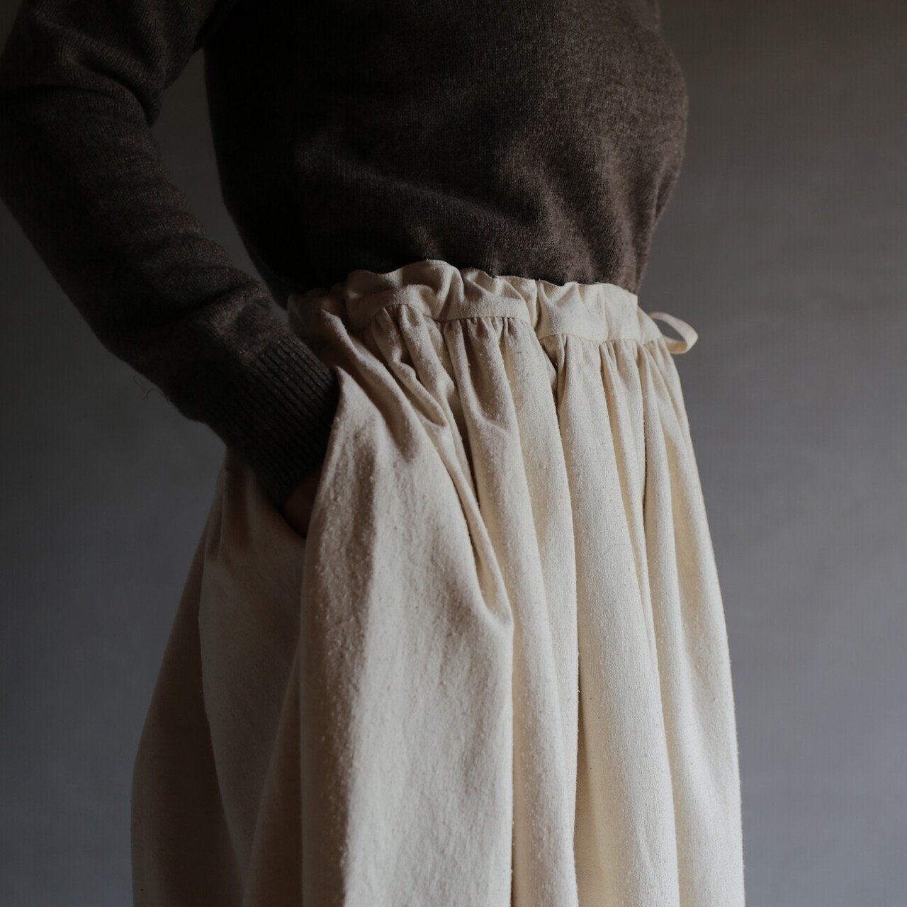 えみおわす　ラップスカート　カシミヤ　ウール えみおわす ラップスカート カシミヤ ウール えみおわすラップ