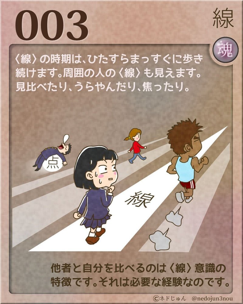 魂カード003線