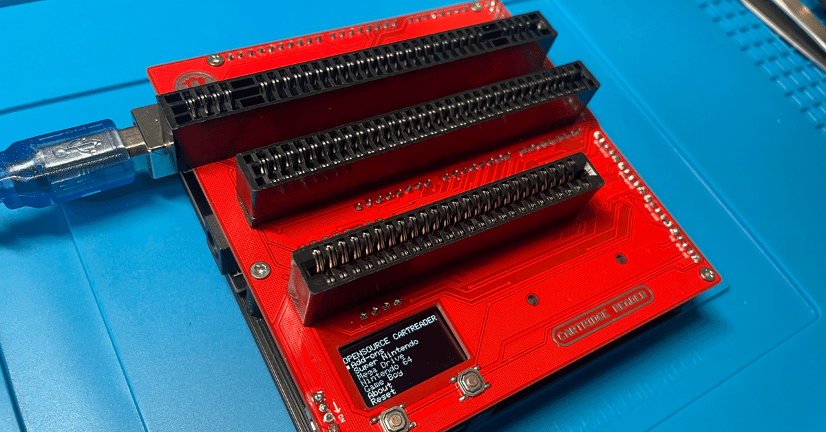 cartreader ファミコンスーファミゲームボーイ アドバンス 64 md cartreaderをつくってみる ～その1～｜ポート0おじさんのゲーム