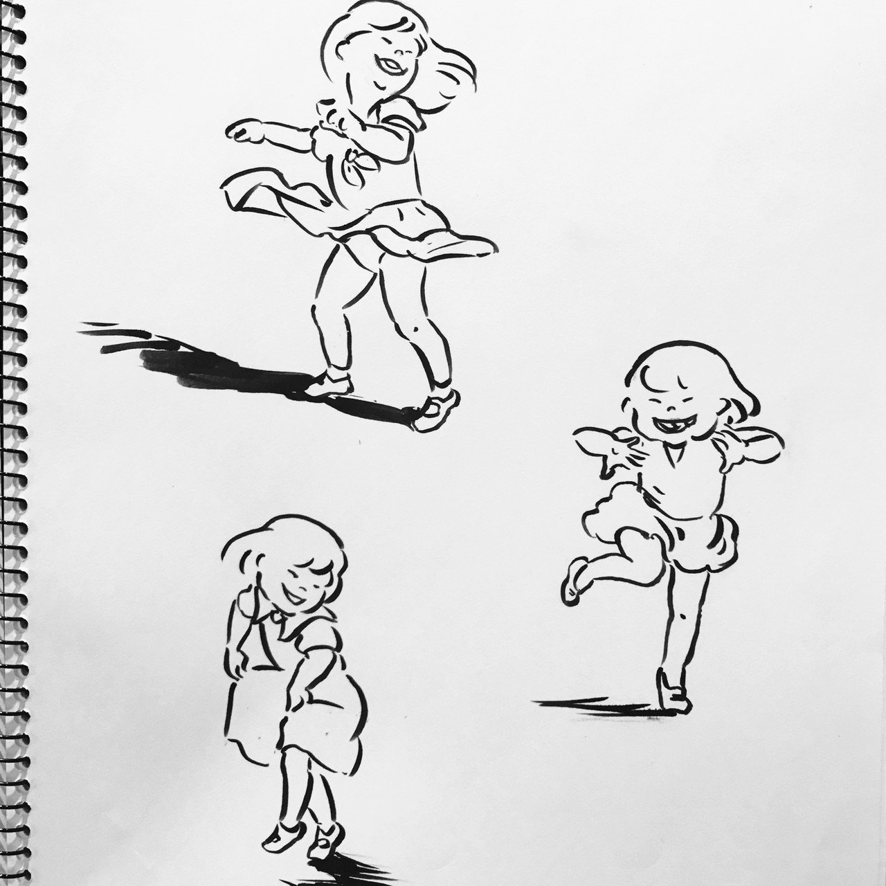 プロダンサーの写真を子どもで再現する遊び ハートヘッド イラスト Note プロダンサーの写真を子どもで再現する遊び ハートヘッド イラスト Note
