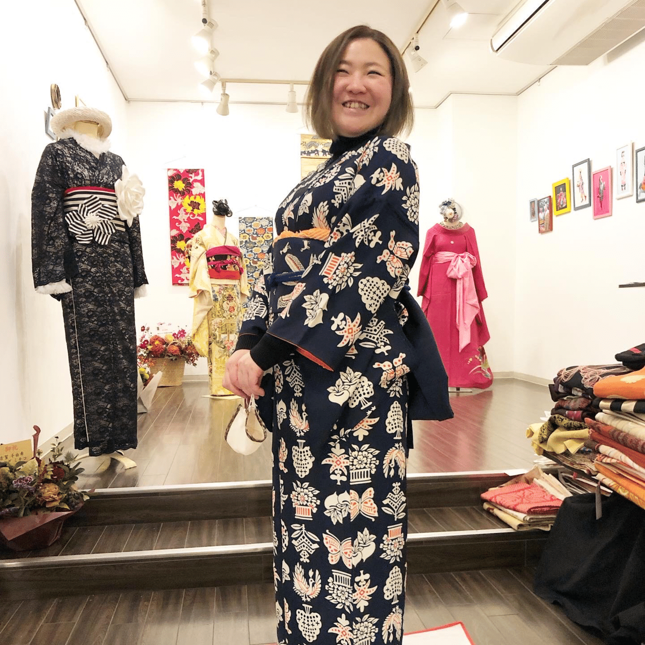 着物体験してきました。|なごやのまゆこ