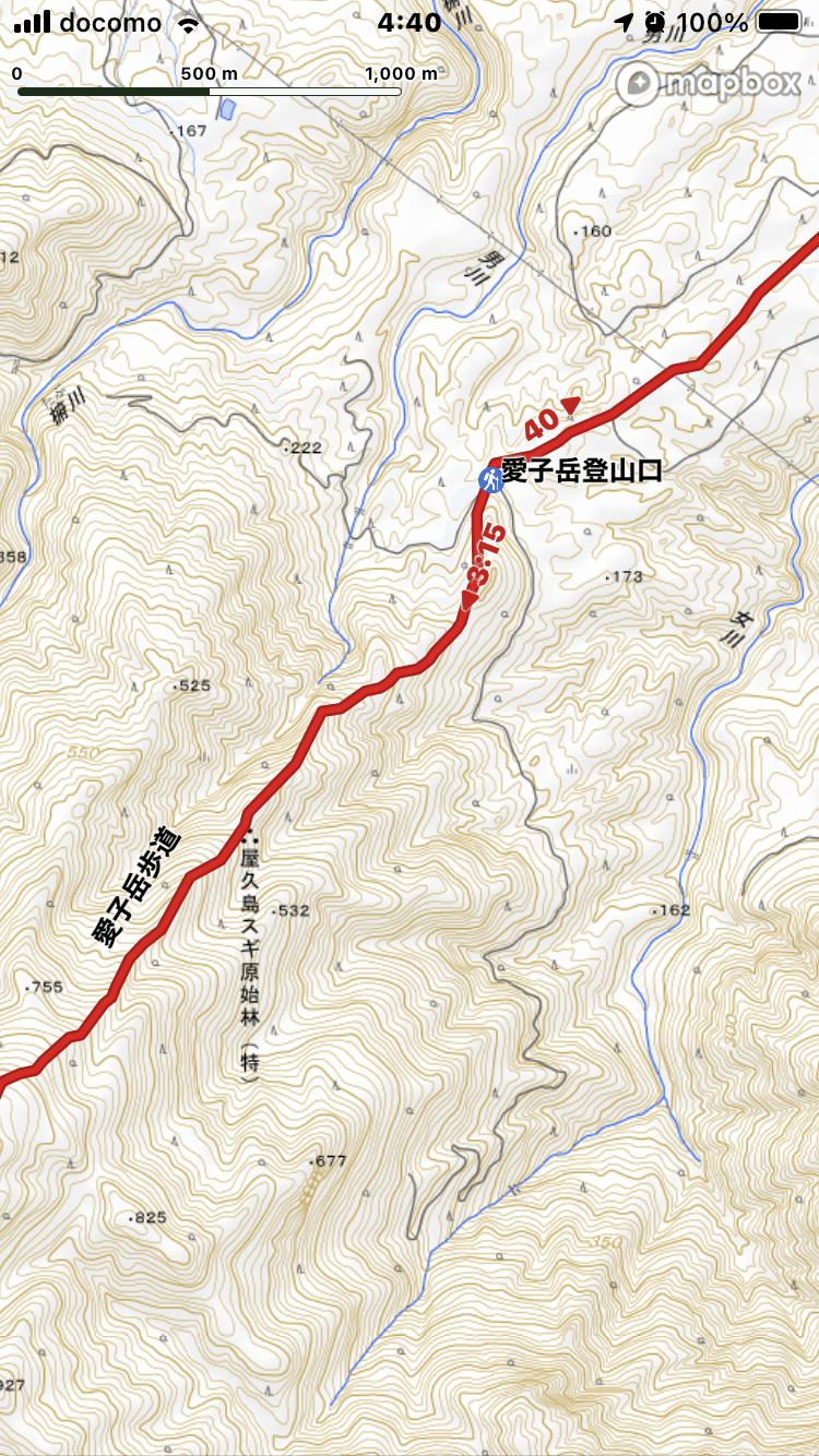 愛子岳地図 (2)