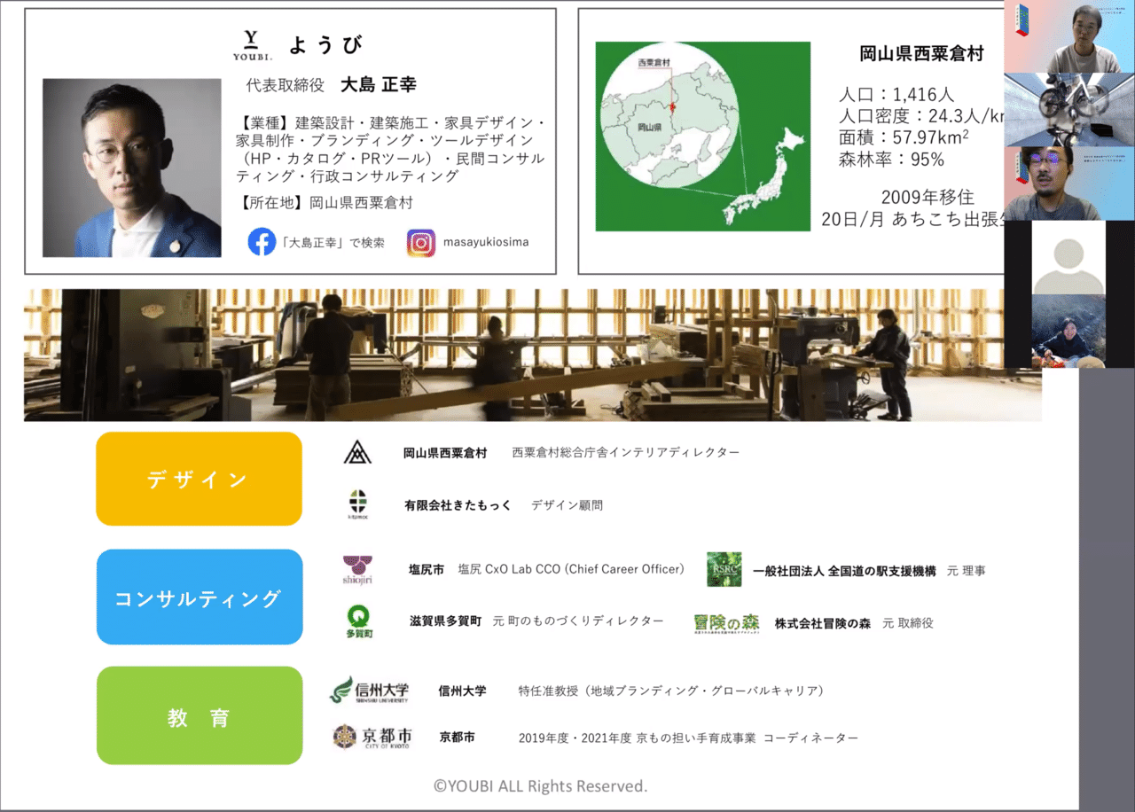 大島正幸氏レクチャー つくる美学 権藤研究室 Note