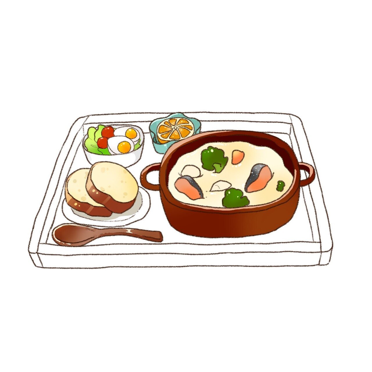 今日のご飯 クリームシチューのイラスト工程 おもも Note 今日のご飯 クリームシチューのイラスト工程 おもも Note