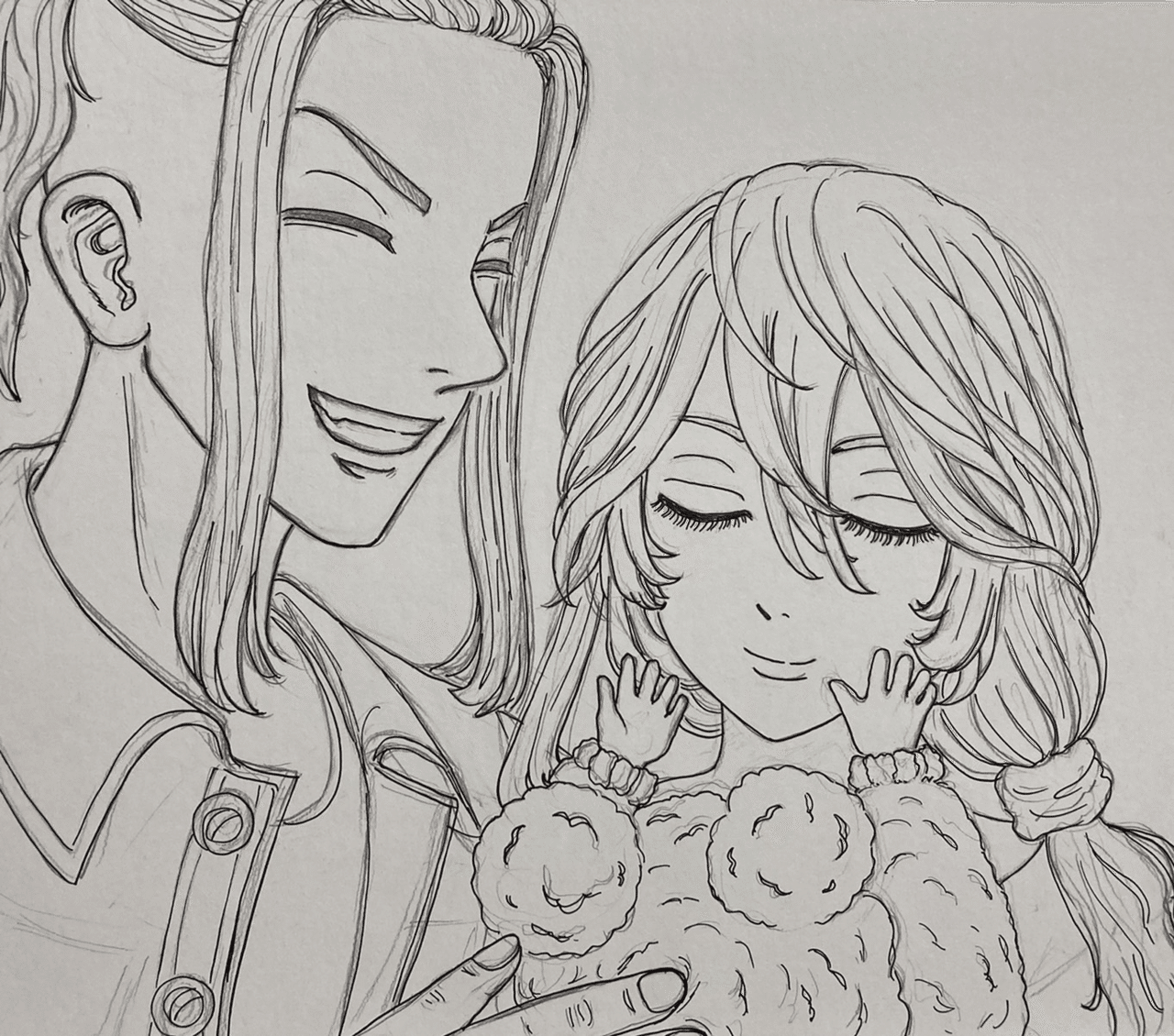 和久井健先生 東京卍リベンジャーズ より 龍宮寺堅 佐野エマ Part Timoの絵描き場 Note