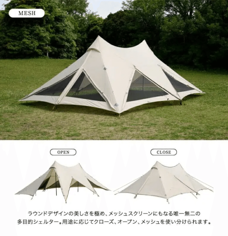 保障できる 鎌倉天幕 HIDEOUT-01D + HIDEOUT STORM SHELTER cerkafor.com