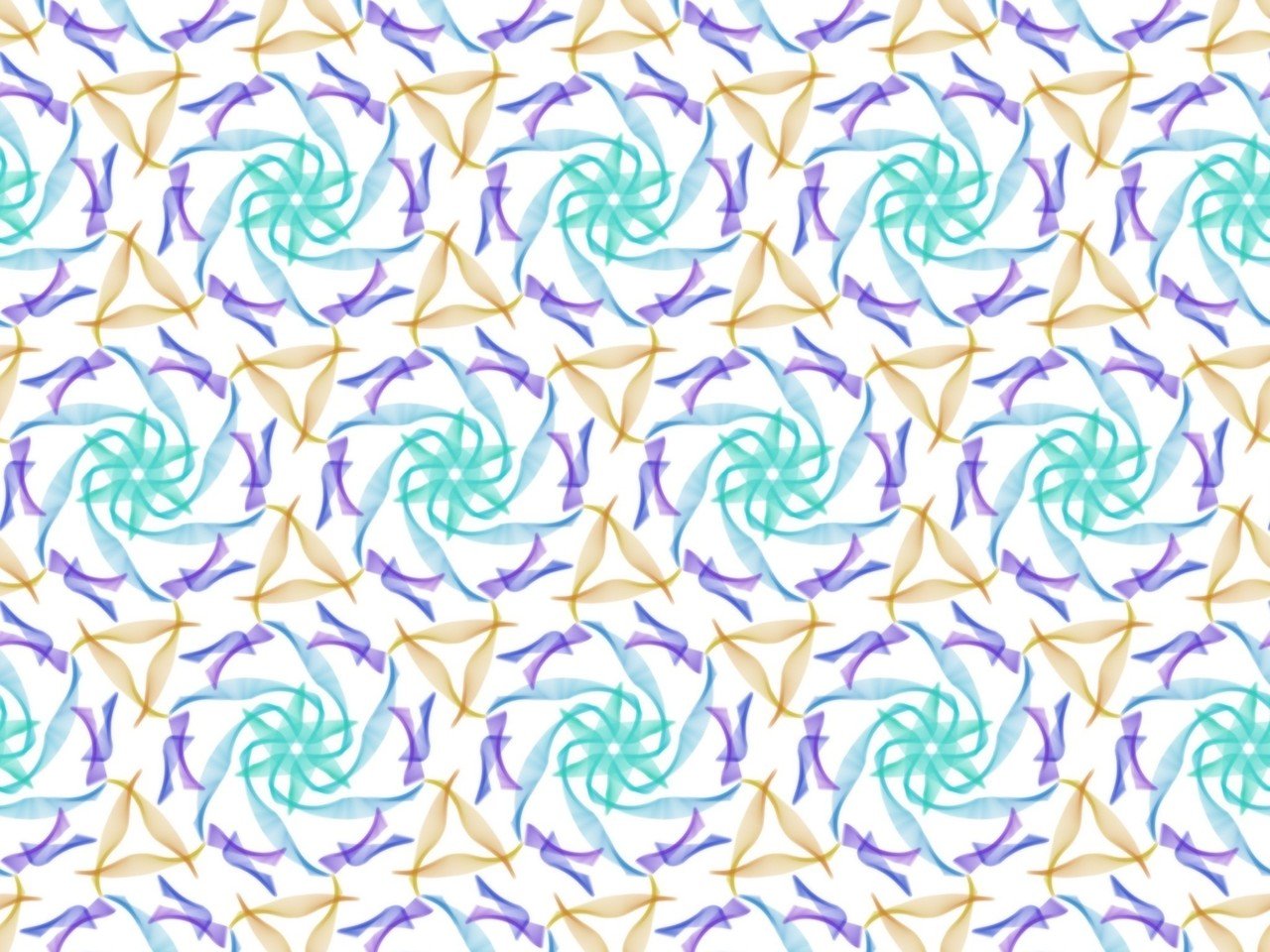 平仮名の ふ をseedにして作った幾何学模様 マーブル Note