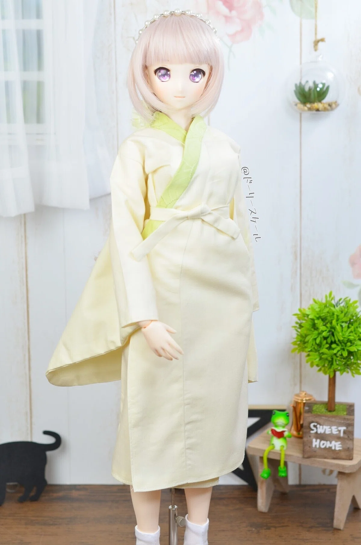 Pattern for Nagajuban (Long Undergarment) [50cm Soft Vinyl]｜ドーリースケール