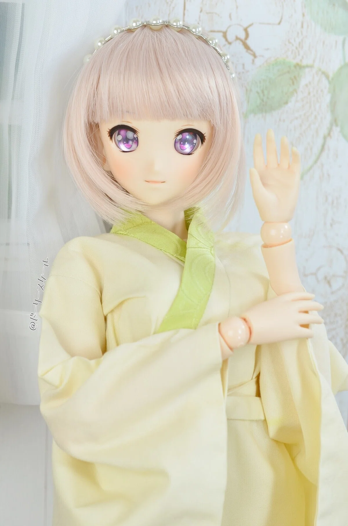 Pattern for Nagajuban (Long Undergarment) [50cm Soft Vinyl]｜ドーリースケール