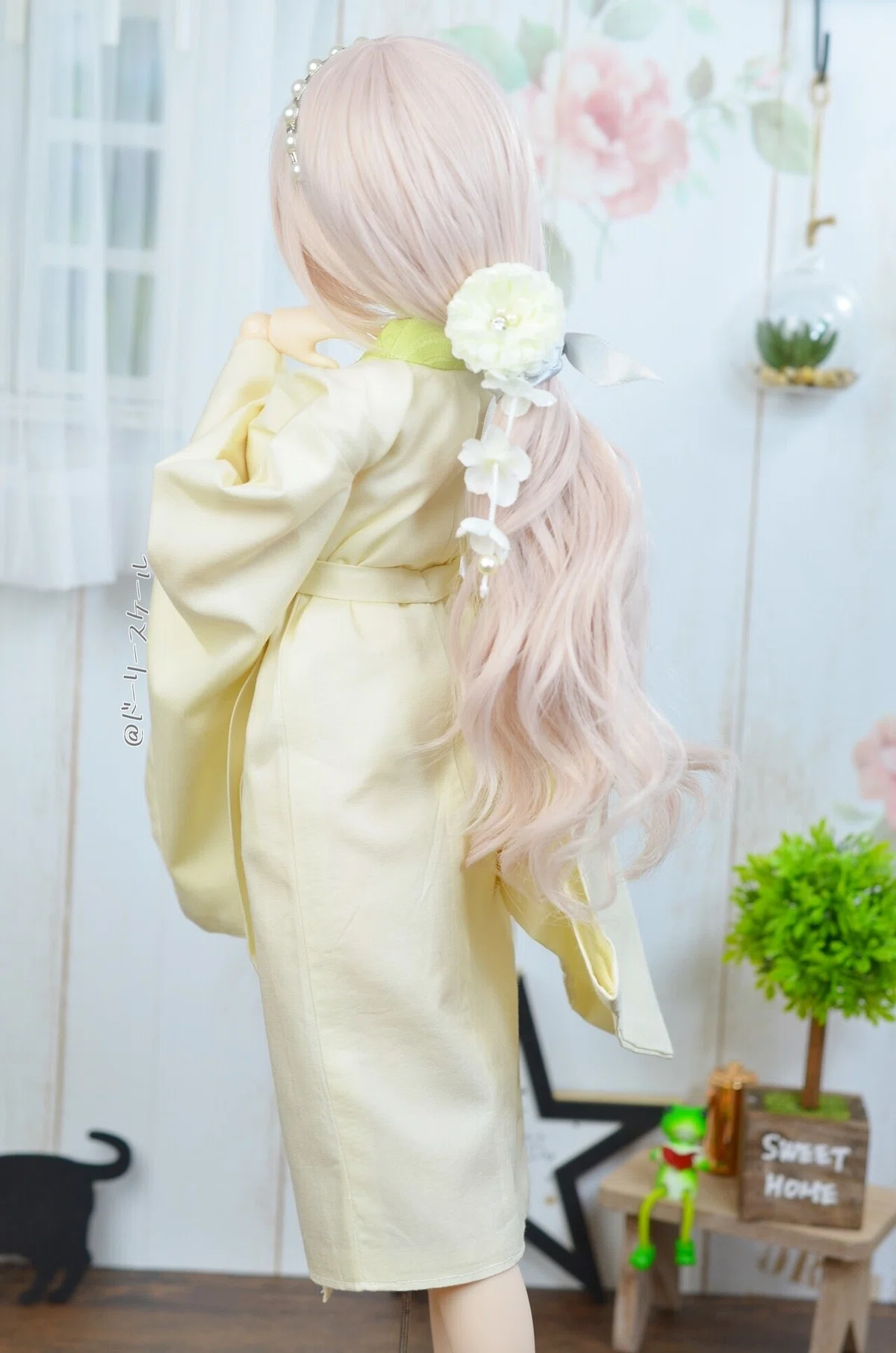 Pattern for Nagajuban (Long Undergarment) [50cm Soft Vinyl]｜ドーリースケール