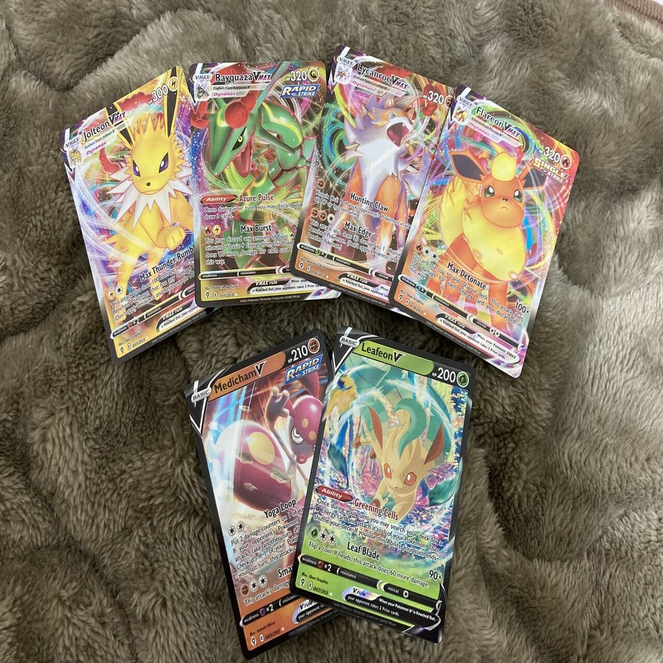 海外版　ポケモンカード　EVOLVING SKIES 4パック セット 🚦Pokemon Evolving Skies 4 Packs - Complete Booster Pack Set