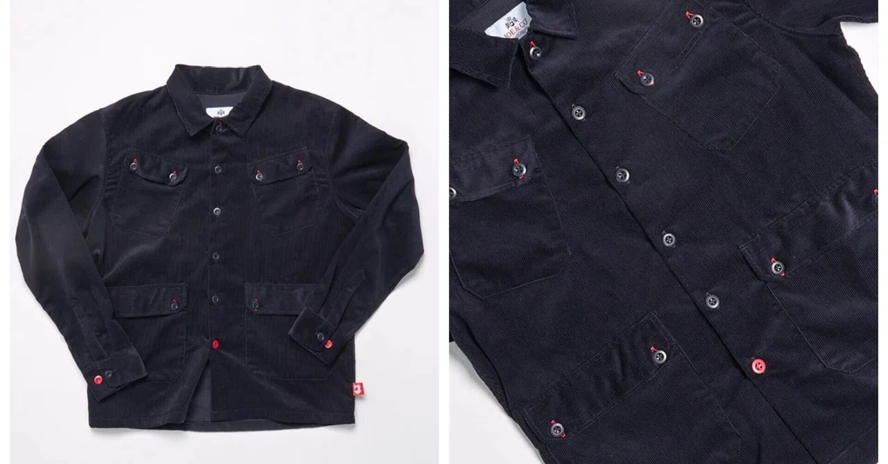 Joe & Co : Arkwright 06 Dark Navy Corduroy Over Shirt｜hsysblog