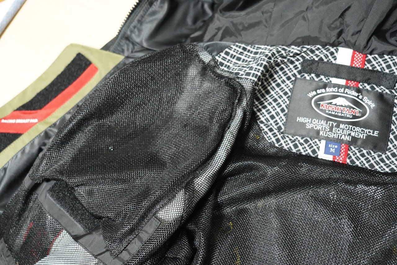 タイチのプロテクターをクシタニのジャケットにつける｜on0z