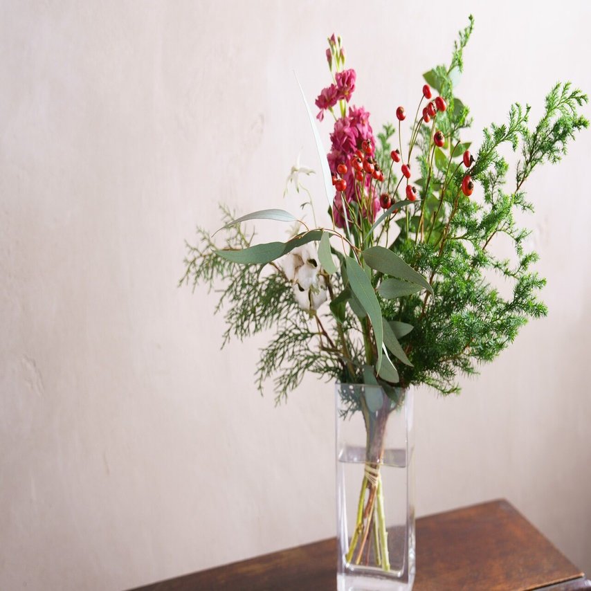 ドライフラワーにしやすいお花の定期便 １１月号 Greenpiece Note