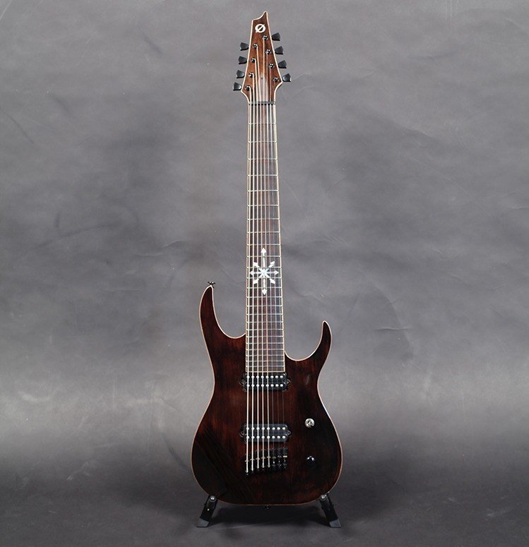 自作ギター 昔、8弦ギターを自作した。｜胸肉