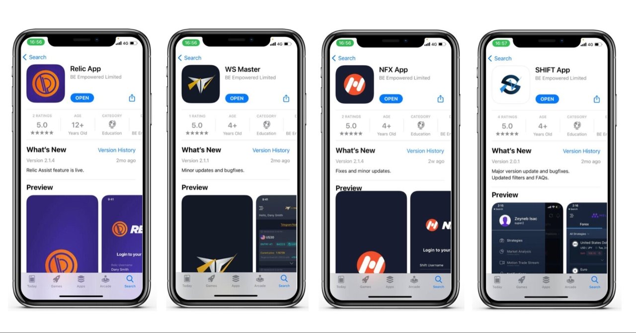 BEのトレード&教育アプリ 各パッケージ｜Mayuhimeイージーインカム(Easy Income gain)