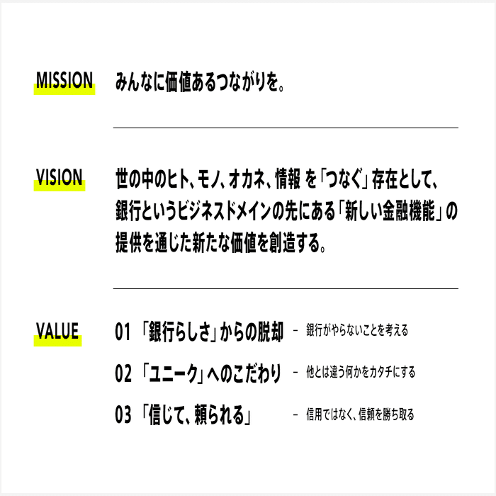 宣伝会議賞への応募を検討中の方に、「ミッション・ビジョン・バリュー」「サービスコンセプト」をご紹介 ☆応募締切11月18日（木）｜みんなの銀行  公式note