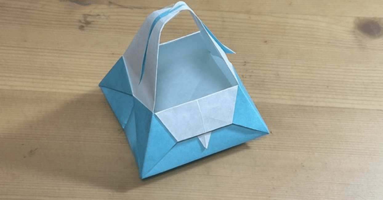 折り紙でバスケットを折ってみよう Origami Basket Folding ともすぅ折り紙 Note
