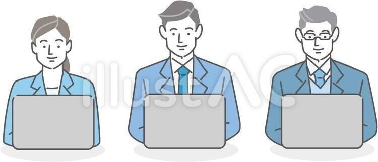 新作 イラスト素材 パソコン業務 会社員 無料 イラスト無料提供中 一部有料 Note