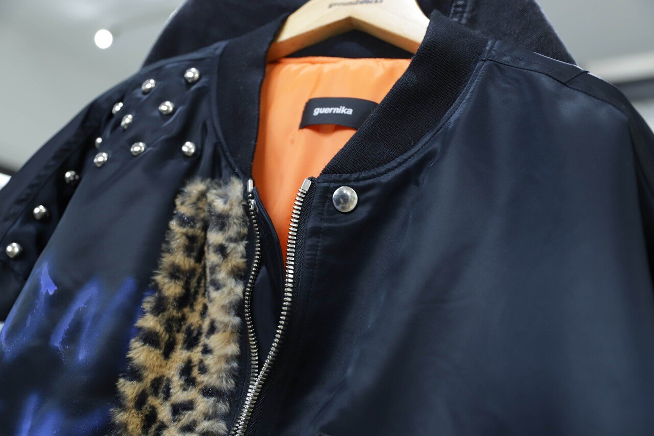 guernika リメイクMA-1 ブルゾン ジャケット MA-1 SNAKE AND SKULL / Khaki – guernika official online shop