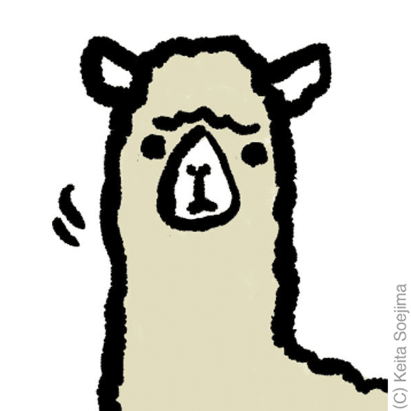 Note用アイコン アルパカ 無料ダウンロード ソエジマケイタ キャラ 写真 似顔絵 Note