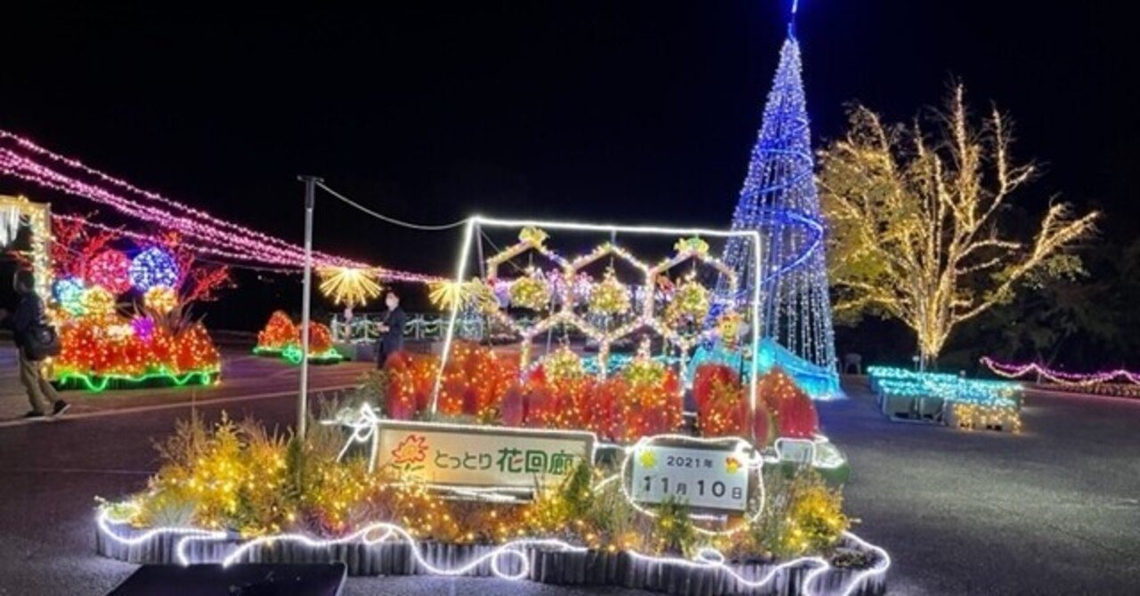 花回廊 イルミネーションの季節がやってきた 大山ゲストハウス寿庵 Note