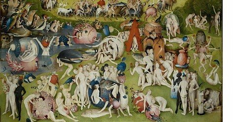 藤野一友、人気作家、『抽象的な篭』、希少画集画、裸婦、抽象画 藤野