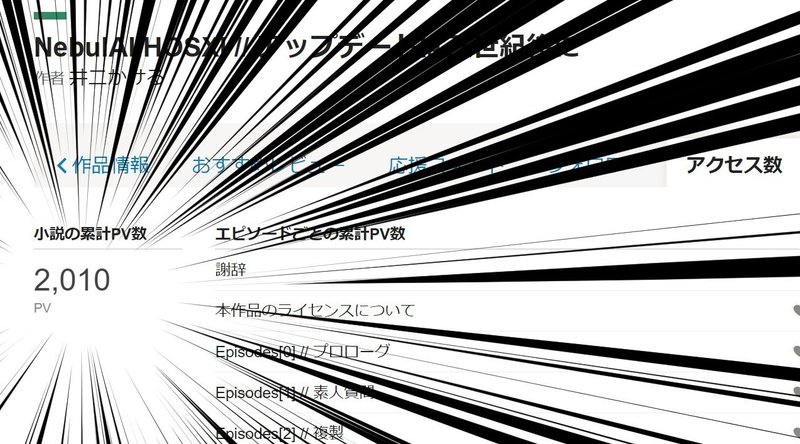 カクヨム小説をいかに宣伝するか 小説nebulai Hosxi 00pv突破御礼 井二かける Note