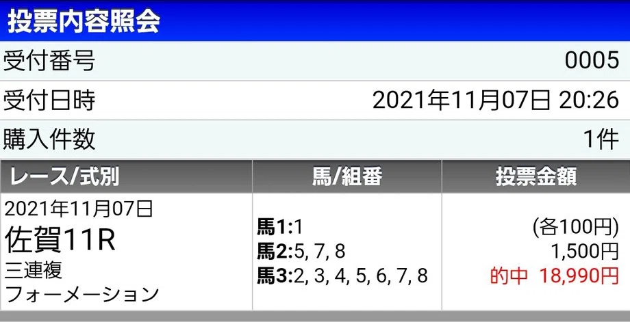 万馬券1