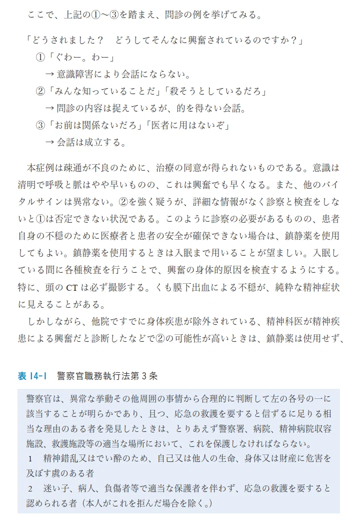 編集後記『救急現場の精神科診療 若手医師が悩んだ症例から学ぶ58例