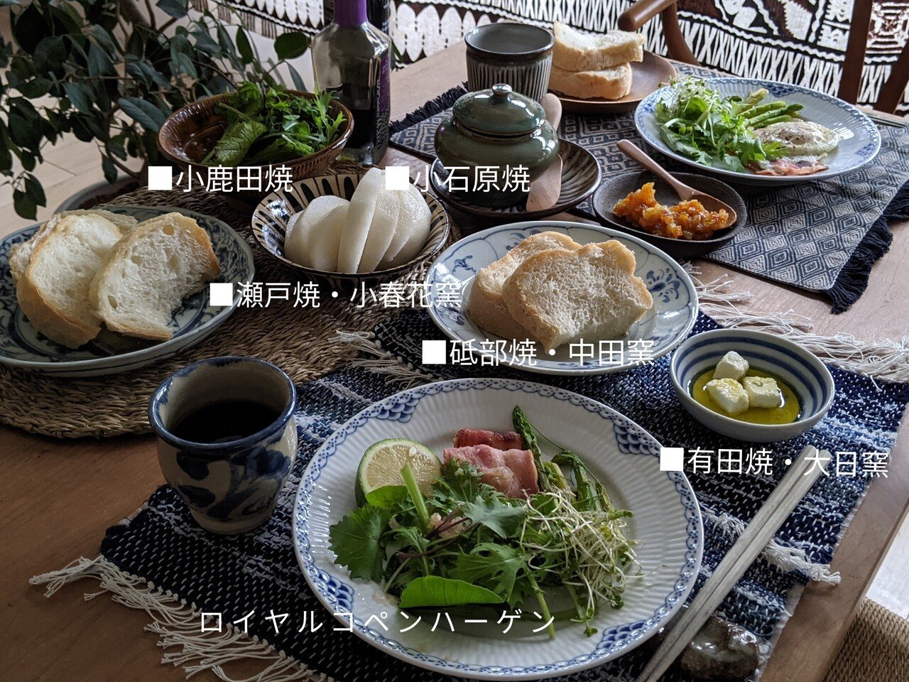 中田窯　19cm皿3枚セット 中田窯 19cm皿3枚セット | 皿