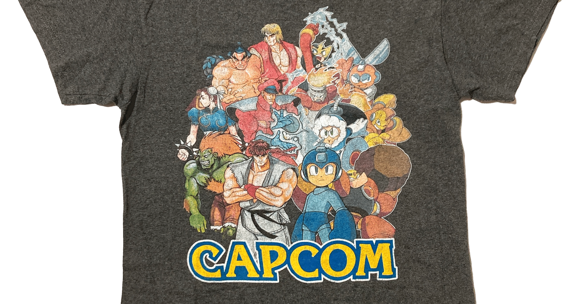 50】カプコンゲームキャラ大集合Tシャツ｜ミキ