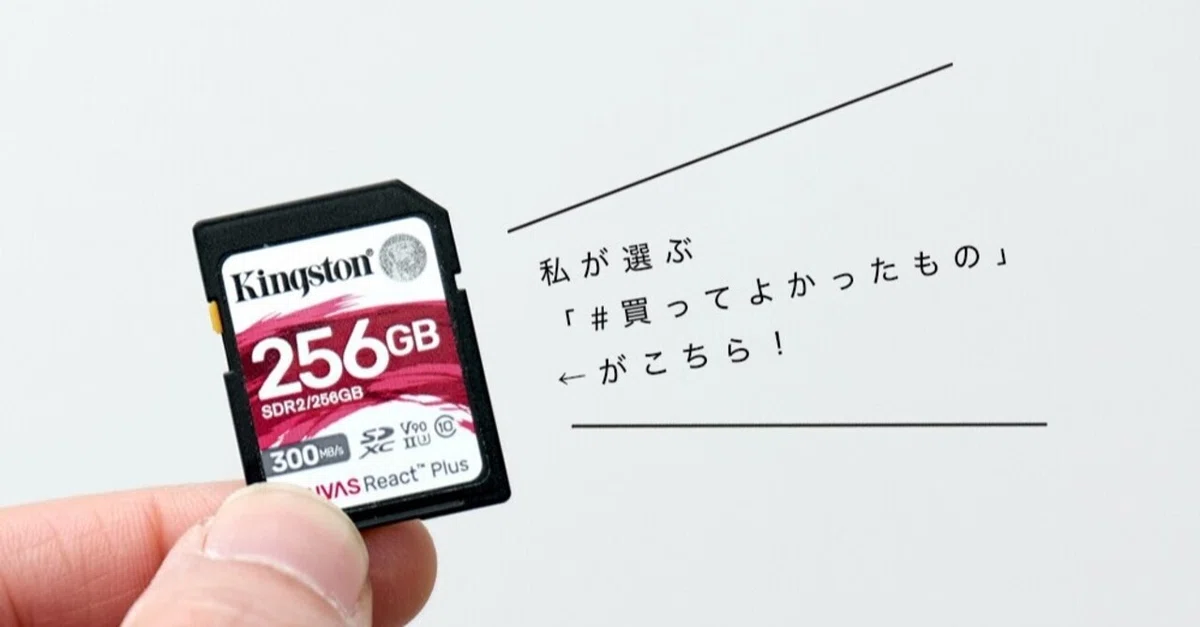 私が愛用するKingstonメモリーカード【おすすめ】｜I