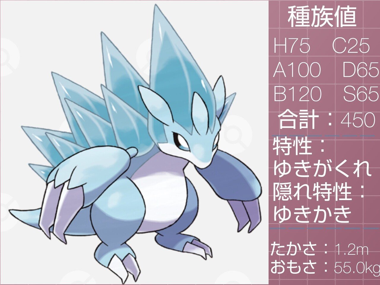 こおりのいしで進化するポケモン達 リユルン Note