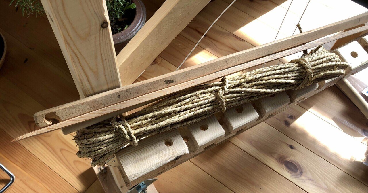 筵ムシロバタ完成｜shanthi-usui