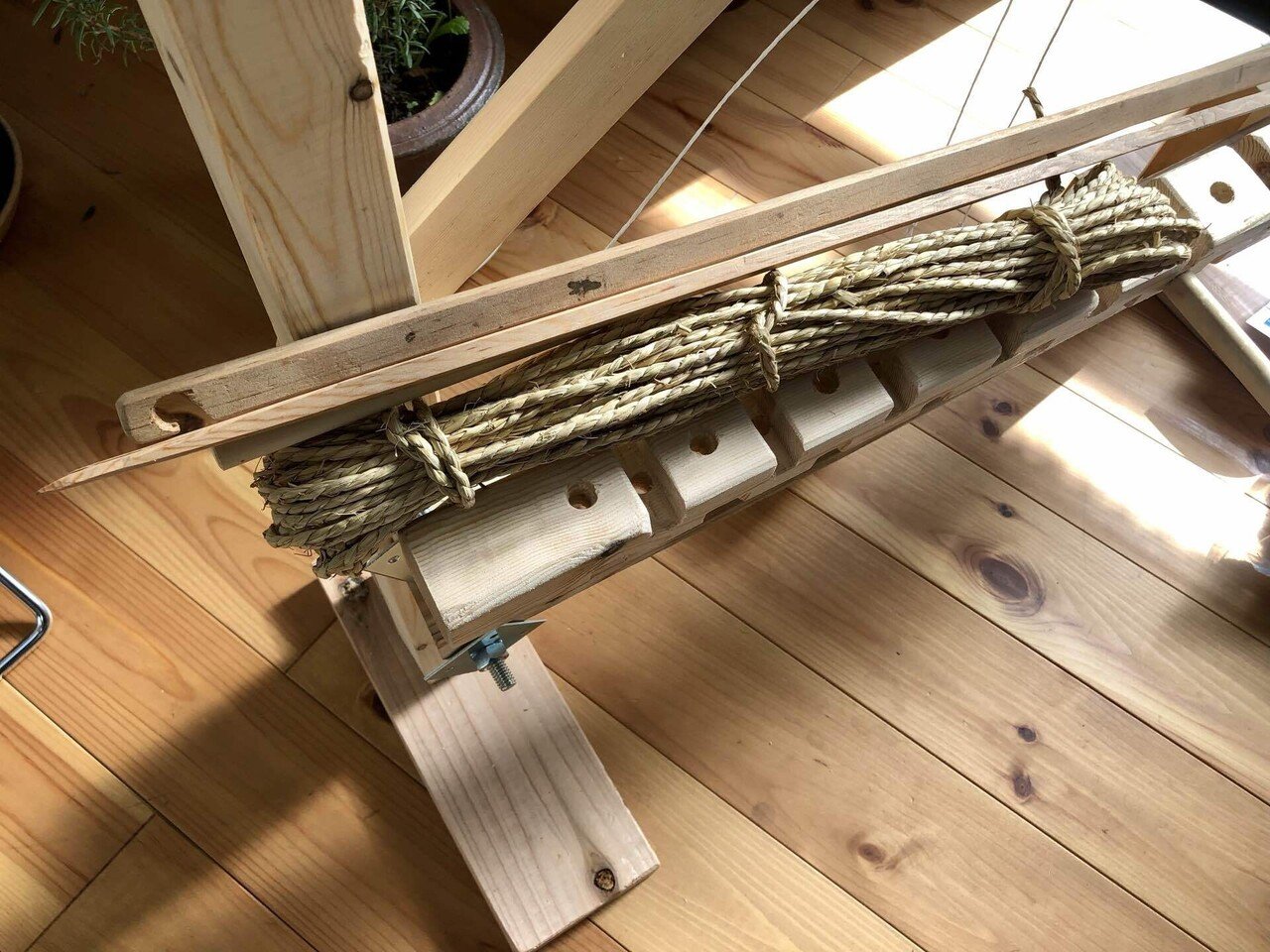 美品です！希少! むしろ 編み機 農家 筵編み機 オサ 筬 当時物