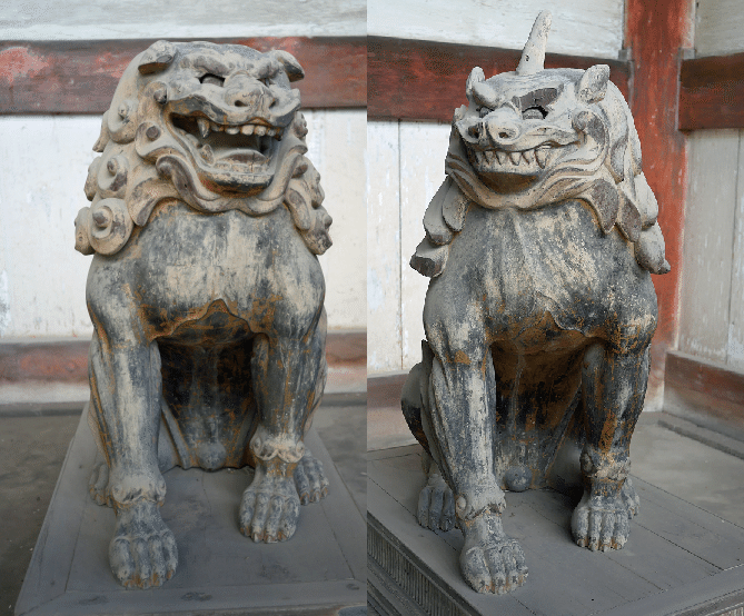 仁和寺の唐獅子