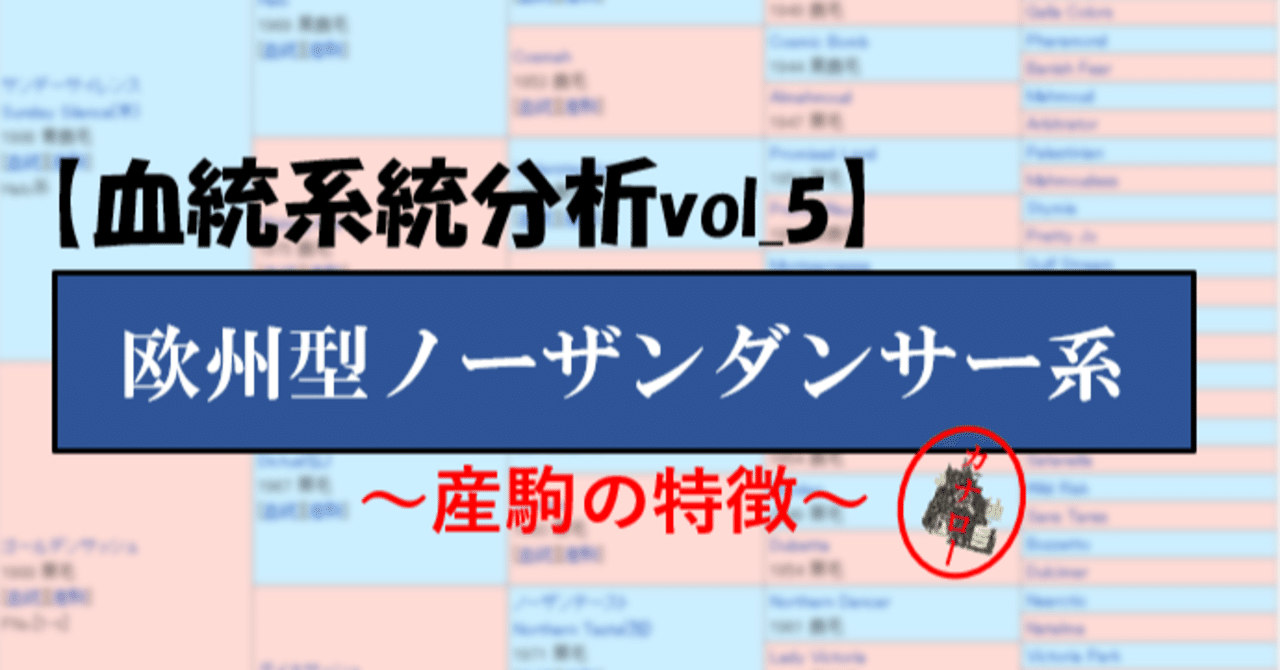 欧州型ノーザンダンサー系の特徴と種牡馬 高知けいばの鬼 佐賀競馬の神 Ai予想 Note 欧州型ノーザンダンサー系の特徴と種牡馬 高知けいばの鬼 佐賀競馬の神 Ai予想 Note
