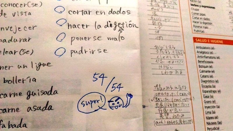 スペイン語学習日記 B2合格への道 単語はあごで覚える ヒトミ クバーナ Note スペイン語学習日記 B2合格への道 単語はあごで覚える ヒトミ クバーナ Note