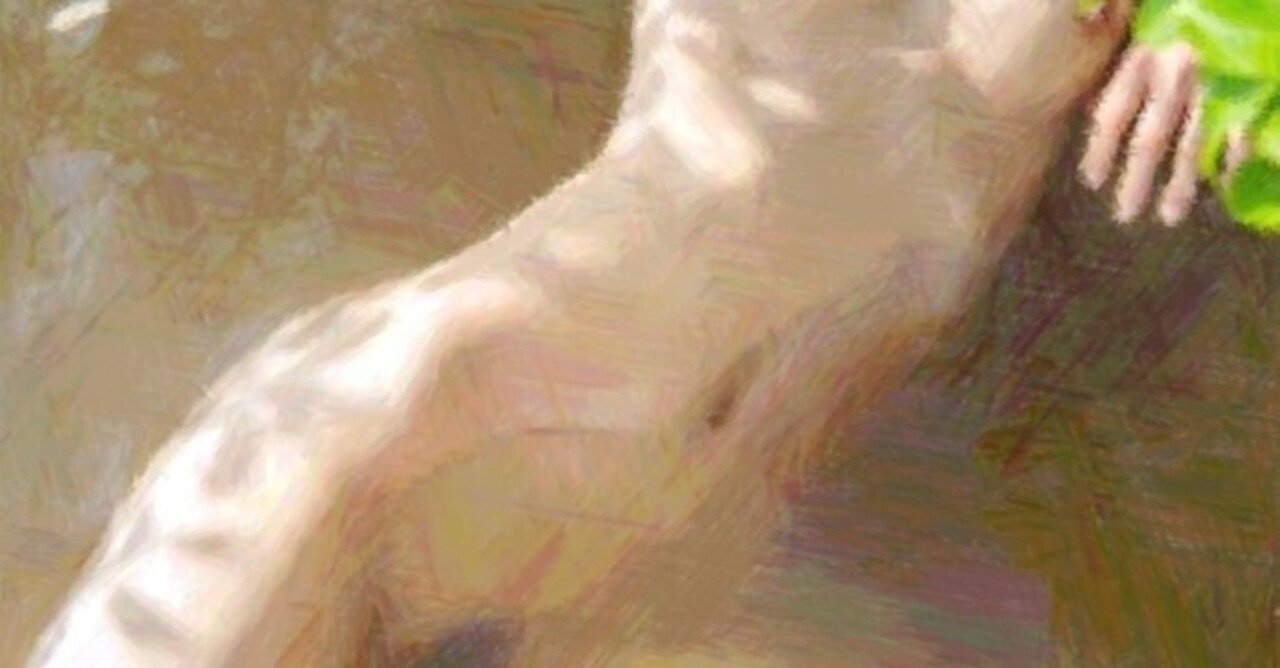 ヌード デッサンモデル昭和 ヘアヌード 前面水辺ヌード|さすらいの画家