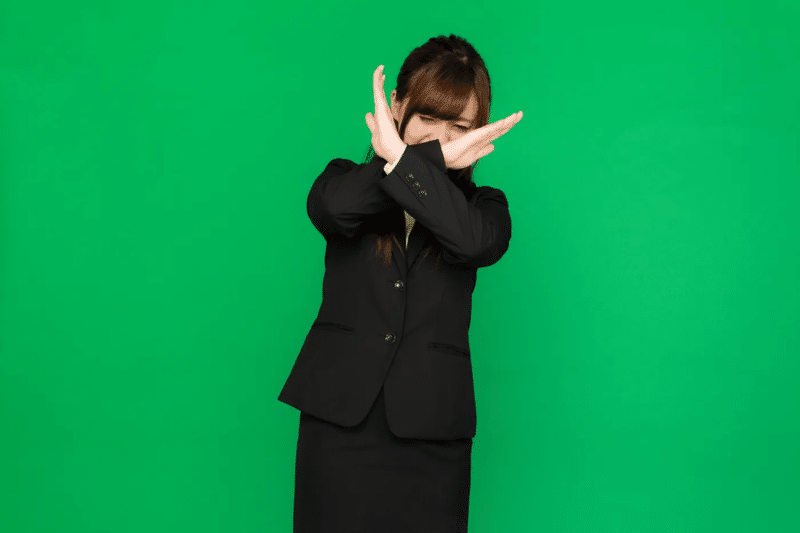 だめ 女性 N G
