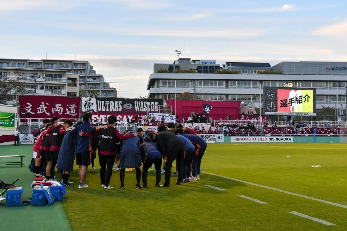 早慶戦×円陣