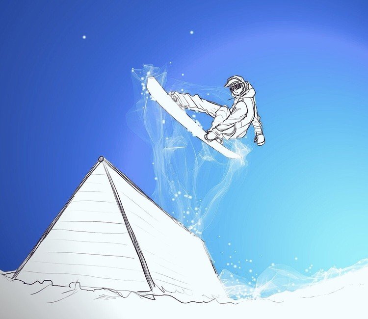 #snowboarding #illustration #イラスト #マンガ #スノーボード