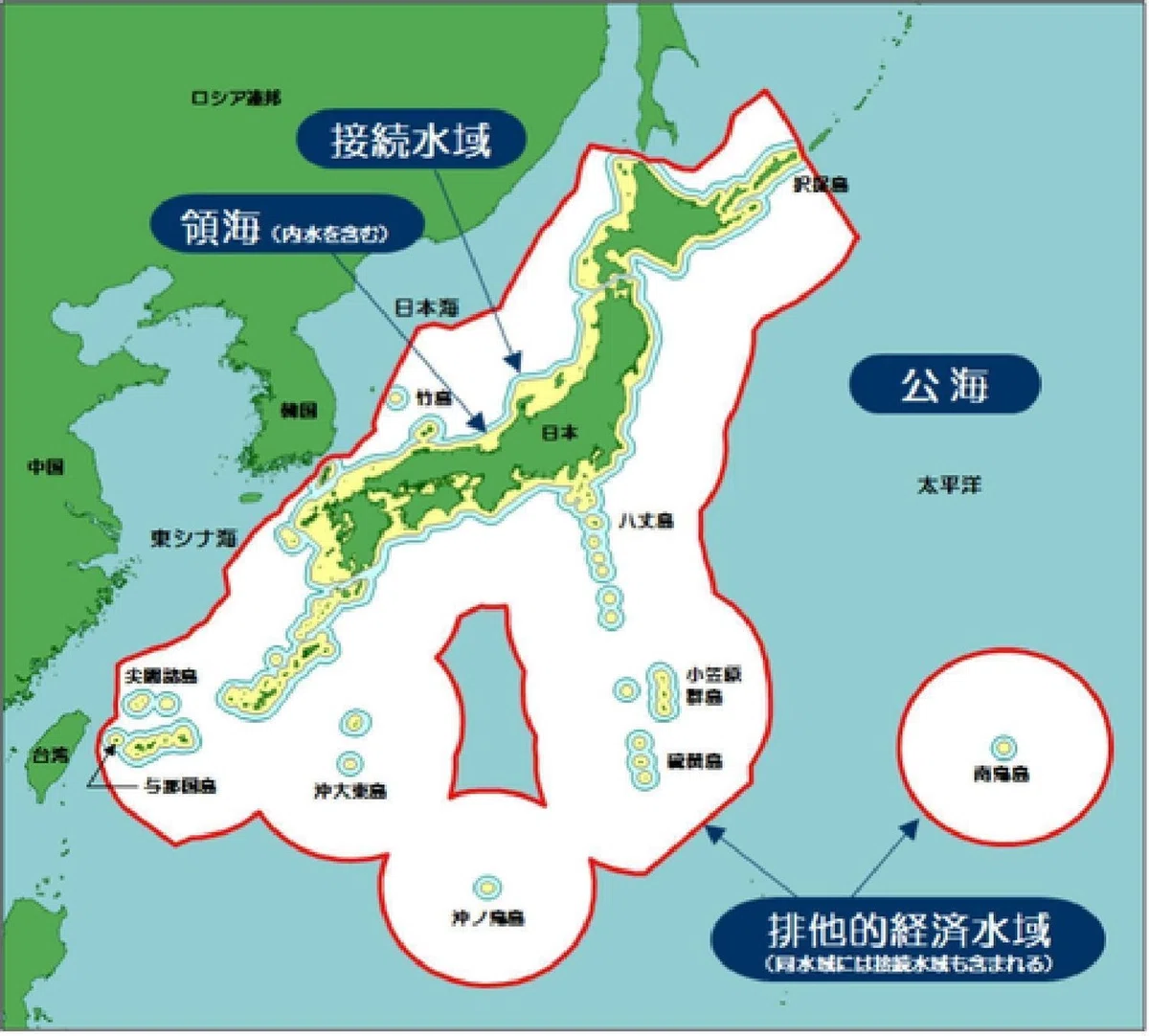 【社会科の言葉】 領域・領土・領空・領海・排他的経済水域|shun_ei