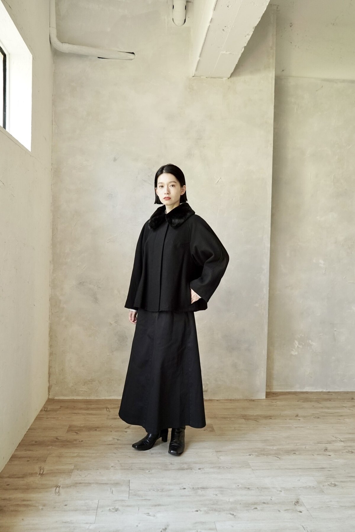 11/17（水）の販売情報】最高のエコファーでクラシカルなハーフコート  