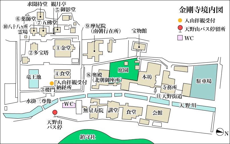 金剛寺map