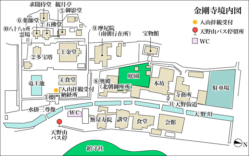 金剛寺map