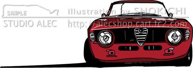 問答無用、壊れるイタ車の代名詞…だったのは昔の話！？　このイラストのポスターは「スタジオアレック ネットショップ」で販売しています→http://alecshop.cart.fc2.com/